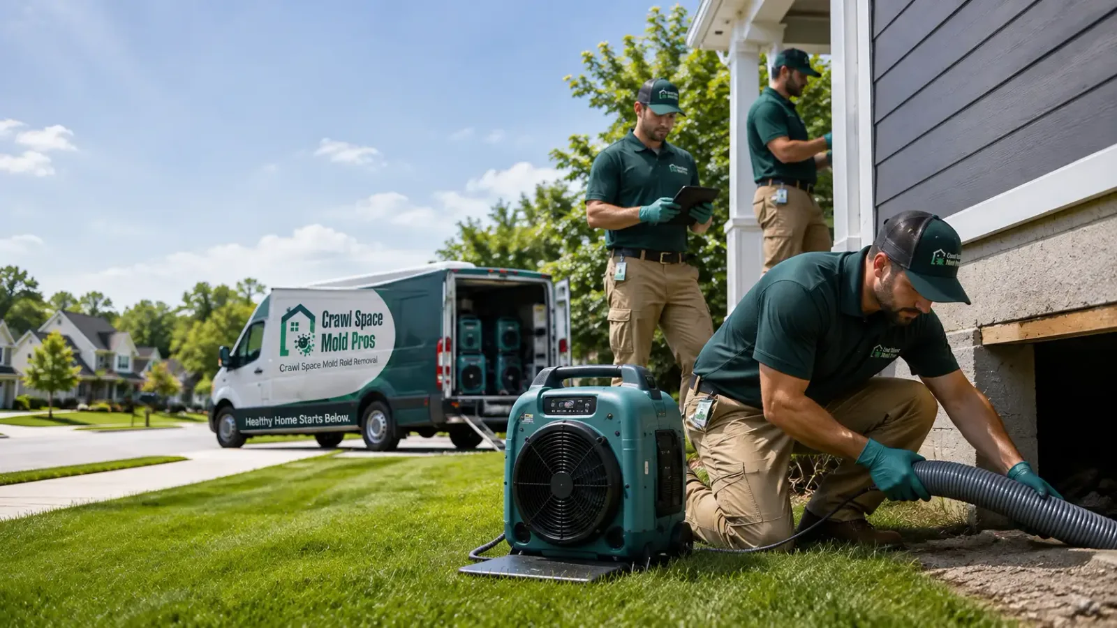 Crawl Space Mold Removal in Sandwich, MA